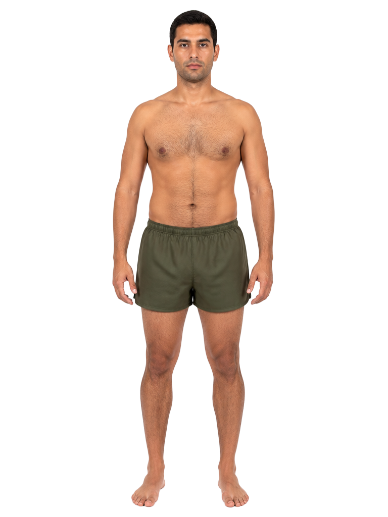 Hombre de complexión media