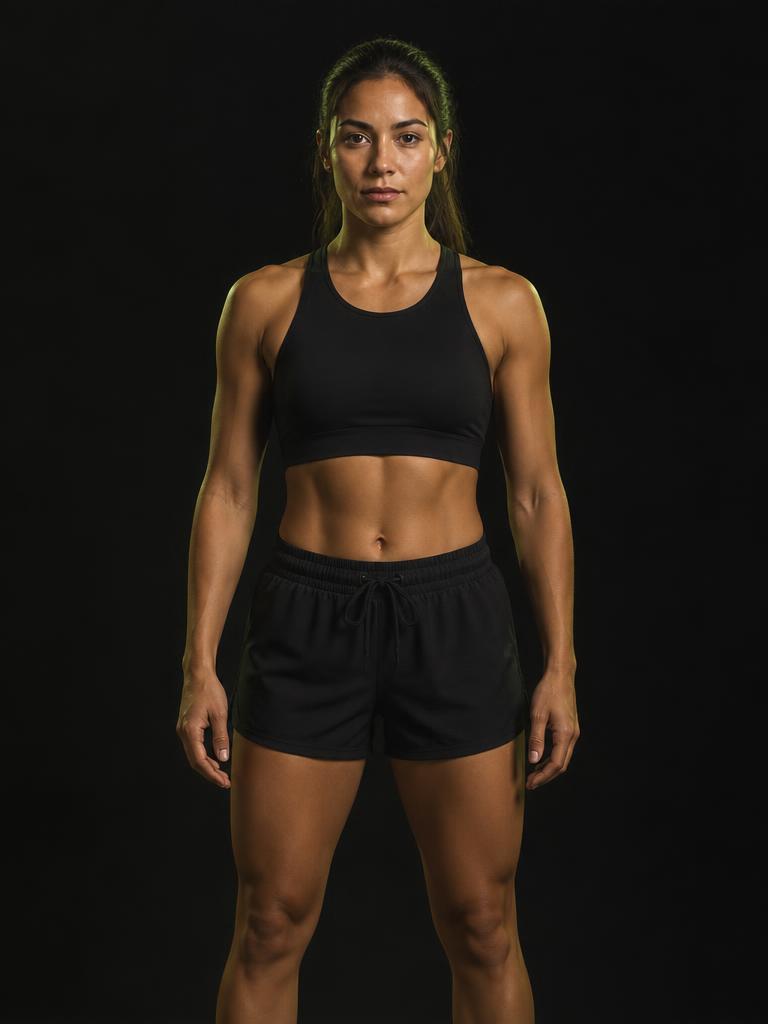 Mujer en buena forma para mejorar su condición física general